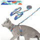 Azuza Cat Harness And Leash Set For Safe Walking And Travel Escape Proof Cat Harness Lightweight Soft And Comfortable Adjustable Kitten Harness For Small Medium Large Cats Blue Plaid