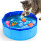 Baborui Cat Pool Toy With Fish-Water Cat Toys Portable Cat Pool Toy Cat Water Toys For Bored Indoor Cats Interactive Cat Toys For Indoor Cats For Endless Self Play