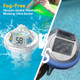 Baldrtherm Digital Floating Pool Thermometer Anti-Fog Design With 360 Visibility Ipx7 Waterproof Water Temp Monitor For Swimming Pools Hot Tubs Ice Baths Spas Aquariums & Ponds