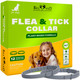 Beloved Pets Natural Flea & Tick Repellent Collar For Dogs Plant-Based Waterproof 6-Month Pest Protection Adjustable Safe (1 Pack 2 Count)
