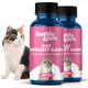 Bestlife4Pets Cat Weight Gainer & Thyroid Support Natural Appetite Stimulant For Cats Underweight Kittens Or Senior Cats Showing Restlessness And Poor Coat 400 Odorless Pills Help Improve Daily Eating