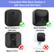 Blink Outdoor 4 (4th Gen) Wall Mount, Weatherproof Protective Cover and 360 Degree Adjustable Mount with Blink Sync Module 2 Outlet Mount for Blink Outdoor Indoor Security Camera (White, 1 Pack) Blink Outdoor 4 (4th Gen) Wall Mount, Weatherproof Protective Cover and 360 Degree Adjustable Mount with Blink Sync Module 2 Outlet Mount for Blink Outdoor Indoor Security Camera (White, 1 Pack)