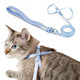 Buddyarmor Cat Harness And Leash 2-In-1 Escape Proof Anti-Chocking Harness Adjustable Lighweight Leash For Walking Outoor Training For Kitten Small Large Cats Puppy Us Ida Bronze Award (Blush Pink)