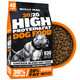 Bully Max Dry Dog Food For Adults & Puppies - High Protein & Fat For Muscle & Weight Gain - High Performance Dog Food Supplements - Small & Large Breed Dogs (535 Calories Per Cup) Chicken 15Lb Bag