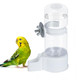 Bwogue 2Pcs Automatic Bird Water Dispenser 4.73 Fl Oz Parakeet Water Dispenser For Cage No Mess Suspended Bird Water Feeder For Cockatiel Budgie Conure Lovebirds