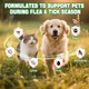 Canfitme Natural Oral Flea And Tick Prevention For Dogs And Cats Bacon Flavor Liquid Drops With Multivitamin-Flea And Tick Treatment And Defense Supplement For Pets Of All Breeds And Ages