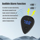 Care Fish Aquarium Usb Thermometer Rechargeable Cordless Human Sensor Switch Fish Tank Thermometer Overtemperature Sound Alarm 1 Power Adapter And Charging Cable Not Included