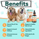 Carmelie Flea And Tick Prevention For Dog Natural Oral Flea & Tick Support Drops With Omega-3 For Puppy Pets - Supports Healthy Skin & Coat - Oral Supplement For All Breeds And Ages - Chicken