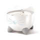 Catit Pixi Drinking Fountain Cat Water Fountain With Triple Filter And Ergonomic Drinking Options Stainless Steel
