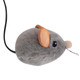 Catstages Squeak Squeak Mouse Cat Toy With Touch-Activated Sound & Catnip Gray