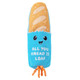 Catstages Loaf Kicker Toy With Catnip And Dental Mesh Bread Shape Plush And Ribbon Cat Toy For Kicking Tossing And Teeth Cleaning Tan