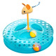 Catstages Chase Meowtain 4-Tier Interactive Cat Track Toy 4 Spinning Balls Non-Slip Base Ideal For Indoor Cats Blue