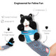Catsumo Cat Wrestling Glove Puppet Toy Interactive Hand Mitt With Durable Protective Sleeve And Catnip - Play & Enrichment