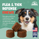 Colorado Dog 100% Natural Flea & Tick Prevention For Dogs Chewable Made In Usa Bacon Flavor Soft Chews Dog Flea & Tick Treatment Control Oral Pill Repellent Alternative For All Breeds (120 Ct)