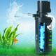 Coospider-Repta 158Gph Small Aquarium Filter Uv Sterilizer For Aquarium For 10-45 Gallon Tank Internal Pump For Turtle Betta Fish Tank Filter Silent 4-In-1 Green Killing Machine With Fish Tank Filters Deodorization