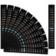Creztail 6 Pack Aquarium Thermometer Strips 39-97 Fish Tank Thermometer Tape Amphibian And Reptile Thermometer Stickers Adhesive Brewing Thermometer Stickers For Kombucha Wine & Beer