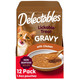 Delectables Hartz Gravy Non-Seafood Lickable Wet Cat Treat & Food Topper Chicken Flavor Variety 12 Pack 1.40 Ounce (Pack Of 12)