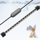Dirvin 6W Led Fish Tank Light With Timer Submersible Aquarium Light 24/7 Mode Sunrise-Daylight-Moonlight And 3 Colors Adjustable Brightness Auto On/Off 11In