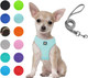 Dociote Puppy Harness And Leash Set- Xs And Small Dog Harness- Soft Mesh Halter- Adjustable Reflective Teacup Dog Harness- No Pull No Choke (Xs Pink)