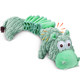 Drmstow Plush Dog Toys With Rope Squeaker & Crinkle Paper Interactive Squeaky Chew Toy For Large Dogs & Puppies Tough Pet Toy For Tug Of War Fetch & Dental Exercise