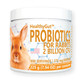 Equa Holistics Healthygut Probiotics For Rabbits Dietary Supplement All-Natural Digestive System Formula (120 Servings)