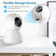 2K Baby Monitor Camera with Phone App, 5G WiFi Security Camera Indoor, 360 PTZ Home Camera for Pet, Color Night Vision, 2-Way Audio, Motion Detection 2K Baby Monitor Camera with Phone App, 5G WiFi Security Camera Indoor, 360 PTZ Home Camera for Pet, Color Night Vision, 2-Way Audio, Motion Detection