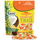 Exotic Nutrition Tropical Trio - Healthy Natural Mixed Dried Fruit Treat - Papaya Coconut Pineapple - For Sugar Gliders Squirrels Prairie Dogs Skunks Marmosets Parrots Birds Rats Small Pets (4.5 Oz.)