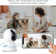 2K Baby Monitor Camera with Phone App, 5G WiFi Security Camera Indoor, 4MP 360 PTZ Home Camera for Pet, Color Night Vision 2K Baby Monitor Camera with Phone App, 5G WiFi Security Camera Indoor, 4MP 360 PTZ Home Camera for Pet, Color Night Vision