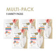 Purina Fancy Feast Natural Cat Treats Variety Pack Purely Natural - (Pack Of 5) 10 Ct. Pouches
