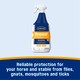 Farnam Broncoe Fly Spray Plus Citronella For Horses Dogs & Premises - Kills Flies Ticks Fleas Lice & Mosquitoes - Water-Based Non-Oily Multi-Purpose Insecticide - 32 Oz