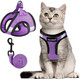 Fayogoo Escape Proof Cat Harness And Leash Set For Walking Secure-Fit Step-In Cat Vest Harness Soft & Lightweight For Kittens And Large Cats
