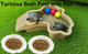 Fejapa 9 Pcs Large Tortoise Bathing Pool Basking-Platform Amphibians Haitat Reptile Bath Water Bowl Turtle Enrichment Toys Aquarium Tank Accessories For Snake Lizard Hemit Crab Bearded Dragon Gecko