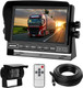 Backup Camera System Kit 7" LCD Reversing Monitor +Rear View Back Up Camera with 170 ° Wide Angle, Waterproof IP68, 18 Infrared Night Vision for Trucks/RV/Trailers/Bus/Vans/Box Truck Backup Camera System Kit 7" LCD Reversing Monitor +Rear View Back Up Camera with 170 ° Wide Angle, Waterproof IP68, 18 Infrared Night Vision for Trucks/RV/Trailers/Bus/Vans/Box Truck