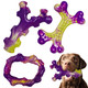 Frienhund Tough Dog Toys For Aggressive Chewers 3 Pack Indestructible Dog Toy For Large Dogs Dog Chew Toys To Keep Them Busy Dog Bones For 15-60Lbs Medium/Large Breeds Interactive Dog Toys