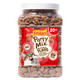 Friskies Purinanatural Cat Treats Party Mix Natural Yums With Real Salmon And Added Vitamins Minerals And Nutrients - 20 Oz. Canister