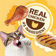 Friskies Purinanatural Cat Treats Party Mix Natural Yums With Real Chicken & Vitamins Minerals & Nutrients - (Pack Of 10) 2.1 Oz. Pouches