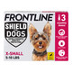 Frontline Shield Flea & Tick Treatment For X-Small Dogs 5-10 Lbs. Count Of 3