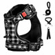 Furryfection Dog Harness No Pull Dog Harness Reflective Oxford Padded Handle 4 Adjustable Straps 2 Leash Clips No Choke Pet Vest Harness For Small Medium Large Dogs Pink L