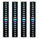 Gladfresit Stick-On Lcd Thermometer Strips - 4 Pack Adhesive 10-40 Sensing Range Ideal For Aquariums Fish Tanks Home Brewing And Fermentation Temperature Control.