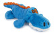 Godog Gators Squeaky Plush Dog Toy With Chew Guard Technology Durable Fabric & Squeaker For Active Play Pink Large