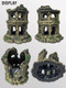 Golomoz Antique Roman Column Ruins Fish Tank Decorations - Roman Column Round European Castle Aquarium Ornaments Fish Tank Hideouts Rocks Stone Cave For BettaShrimpGoldfish Tank Landscaping