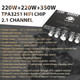 S350HS Bluetooth Power Amplifier Board 2.1 Channel TPA3251 Chip 220W×2+350W, 12V-38V Audio Power Amplifier Module with Treble and Bass Control S350HS Bluetooth Power Amplifier Board 2.1 Channel TPA3251 Chip 220W×2+350W, 12V-38V Audio Power Amplifier Module with Treble and Bass Control