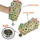 Guanlant 4 Pack Shredder Foraging Feeder Bird Toys Treat Basket For Parrots Conure Shredding Chewing Paper Hanging Cage Climbing Foot Toys With Bell For Parakeets Cockatiel African Grey