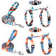 Guiqulai 2 Pack Cat Harness And Leash With Collar Set Escape Proof Cat Harness Adjustable Kitten Harness Glow In The Dark For Small Medium Cats