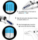 Hallocool Salinity Refractometer For Aquarium Seawater Marine Fishkeeping Salinity Tester 0-100Ppt & 1.000-1.070 Salinity Hydrometer Slatwater Refractometer With Automatic Temperature Compensation (Atc)
