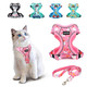 Halypet Cat Harness And Leash Set[Max Safety 4Th-Gen] Cute Escape Proof Vest Harness For Girl&Boy Cat Walking Comfortable Adjustable Leash And Reflective Strips For Outdoor Kitten M Pink Unicorn