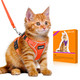 Halypet Cat Harness And Leash Set - Max Safety 4Th-Gen Escape Proof Adjustable Comfortable Soft Vest Easy To Wear Kitten Harness With Reflective Strip For Cats Walking - Small Black