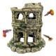 Hamiledyi Aquarium Antique Roman Column Castle Stone Cave Decorations Fish Tank Artificial Resin Ruins European Ornaments Large Landscaping For Betta Hide Play
