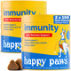 Happy Paws Turmeric Supplement For Dogs Daily Immune & Joint Support For All Breeds & Ages With Turmeric Colostrum & Turkey Tail Mushrooms Pumpkin Flavor Non-Gmo 100 Soft Chews