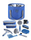 Harrison Howard Horse Grooming Kit 9-Piece Grooming Tools Set For Daily Horse Care Includes All Essential Tools For Everyday Grooming Pink